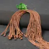 Cordón de cera para colgar colgantes, dorado, cordones para colgantes de jade y jade Hetian, cordones de hilo de jade para collares, cordón cruzado para cuentas celestes, diseño simple
