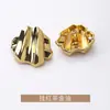 Abrigo Chaqueta Traje de Lana Metálica Cosido a Mano Prominente Botones Formales Botones Botones Dorados