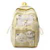 Mochila de menina do ensino fundamental, mochila rosa de alta aparência para menina do ensino médio, pequena capacidade, fofa, grande capacidade, de duas alças