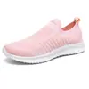 Explosiones Transfronterizas Zapatos Casuales de Color Sólido con Suela Gruesa para Hombres y Mujeres Zapatilla de Deporte para Pareja Zapatos de Correr de Malla a la Moda