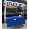 Expositor de Banca Banca Mercado Feira Noturna Rack de Mercado Dobrável Madeira Sólida Exterior Shopping Center Carro Alegórico