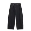 Jeans Casual Feminino Ins Moda Europeia e Americana Transfronteiriça 2026 Novo Estiloso com Bolsos Cintura Média Modelo Balão Atacado