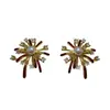 Aretes de Fuegos Artificiales de Perla, Diseño Personalizado, Aretes Exquisitos, Nueva Moda, Versátiles, Aretes Dulces y de Alta Gama para Mujer