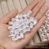 Contas Soltas em Forma de Gota d'Água de Pérola Sintética com Toque de Luxo, Branco Australiano 650 Alto Brilho, Acessórios para Joias Artesanais DIY, Contas a Granel
