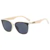 2023 Nueva tendencia de moda piloto clásico gafas de sol para mujer montura multicolor lente degradada multicolor