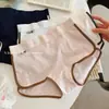 Braguitas Deportivas de Bloques de Color Americanas Cómodas Transpirables Femeninas de Tiro Bajo Sin Costuras Hipster para Mujer 10A Antibacterianas con Entrepierna Extendida de Tiro Medio