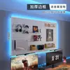 Sala de E-sports painel perfurado prateleira de parede preta mesa de computador painel de parede armazenamento decoração de arte em ferro display Maibao
