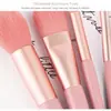 8 Mini Macarons Pincel de Maquiagem Pincel de Sombra Conjunto Portátil para Iniciantes Ferramentas de Beleza Lote Ponto