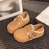 Sandálias Birkenstock com Bico Redondo para Mulheres, Estilo Popular de Influenciadores, Design de Floresta, Sapatilhas Femininas Versáteis e Confortáveis, Novidade para Primavera e Outono 2025