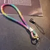 Cordão de Pulso para Celular Corrente de Suspensão Full Diamond de Alta Qualidade Luxo Pingente de Strass Pingente Fashion Cordão Curto Corrente para Celular