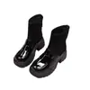 Botas Martin para Mujer 2026 Estilo Nuevo Otoño/Invierno Estilo Nuevo Plataforma Adelgazante Suela Gruesa Venta Caliente Elásticas Pequeña Altura Forradas de Terciopelo Botines Cortos