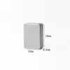 Caja Metálica de Plata Multiespecificación Dulces Regalo Unidad USB Insignia Almacenamiento Caja de Hierro Caja Vacía En Stock Mayoreo
