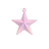 Pingente de estrela de cinco pontas banhado a ouro Pingente de estrela corrente para celular chaveiro Decoração tridimensional material Acessórios para joias DIY