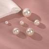 Perlas de imitación ABS no porosas, cuentas sueltas resaltadas, perlas redondas, cuentas sueltas por lote, collar hecho a mano, pulsera DIY, accesorios para cuentas