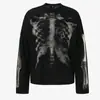 Suéter de Punto con Cuello Redondo y Mangas Largas Estilo Americano Harajuku Retro Otoño Y2K Moda Callejera Venta al por Mayor Transfronteriza