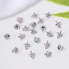 Porta Cuentas Florero Recubierto de Oro de 18K que Conserva el Color Colgante de Perla con Medio Agujero Colgante de Perla Portafiltro Vacío Accesorios para Joyería DIY