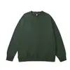 Sudadera de color liso con cuello redondo para mujer, estilo otoño e invierno 2026, top holgado del sudeste asiático, camiseta básica versátil de fábrica