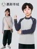 Camiseta Térmica Cálida Infantil 2026 Otoño e Invierno Clase a Ligera Cálida de Lana con Cremallera para Niños y Niñas
