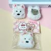 Colgante de Perro Gaoxi Lindo de Dibujos Animados Gafas Cachorro Accesorios para Ropa Infantil Colgante de Bolso DIY Accesorios para Zapatos y Calcetines