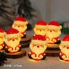 Derechos de autor Decoración de pastel de Navidad Adornos de amor de Papá Noel Pegatina de felices fiestas Señal de tráfico Disfrazarse Plugin