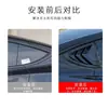 Adequado para Tesla Model 3/Y Adesivos Decorativos de Tampa de Fibra de Carbono Acessórios de Modificação de Proteção da Janela Triangular Traseira