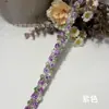 2 cm de Ancho, 9 Colores Disponibles, Encaje Bordado de Mini Rosas, Adorno de Encaje Pequeño Colorido para Ropa Infantil y Accesorios de Hanfu