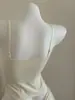 Camisola Sexy de Renda Francesa de Alta Qualidade com Costas Bonitas Sem Sutiã Necessário Colete com Bojos Camada Interna Camada Base Quente Pode Ser Usado por Fora