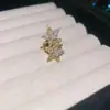 Brincos de Pressão Estrela de Cinco Pontas Brilhantes para Mulheres, Novos Ear Cuffs Tendência Estilo Luxo com Toque de Alto Padrão, Acessórios de Orelha Exquisitos