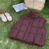 Colete Feminino Solto Outono e Inverno Feminino Gola Alta Algodão Colete Top Transfronteiriço Jaqueta Colete Quente