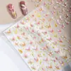 Novos Adesivos de Nail Art Cyansea com Estampagem Dourada Adesivos 3D para Unhas DIY Borboleta Xiaohongshu Laser Simples Adesivos Ins