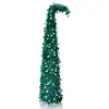 Árbol de Navidad Torcido de Nuevo Modelo Transfronterizo con Cascabeles, Adornos Navideños para Decoración del Hogar, Árbol de Navidad Torcido