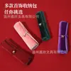Exquisita bolsa de terciopelo para guardar joyas, bolsa portátil para guardar joyas, almacenamiento de collares, herramienta plegable para guardar accesorios de mano