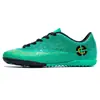 Zapatillas de Fútbol Tf para Hombre, Zapatos de Fútbol para Competición Estudiantil, Zapatos Deportivos de Fútbol para Clase de Educación Física Estudiantil Juvenil