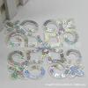 En stock Lujo Ligero Accesorios Decorativos DIY Pegatinas de Tela Bordadas a Mano Parches para Vestidos Accesorios para Ropa Lentejuelas para Planchar