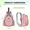 Nueva Bolsa de Tenis para Mujer Impermeable Bolso Cruzado de Hombro para Tenis Bolsa para Raquetas de Tenis para Pickleball y Bádminton