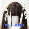 Pasador retorcido original hecho a mano para doble coleta niña lolita dulce par de pinzas accesorios para el cabello estilo anime japonés cos
