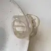 Pinza Única para el Cabello con Forma de Calabaza para Mujer, Estilo de Alta Gama, Pasador para la Parte Posterior de la Cabeza, Adecuado para Cabello Grueso, Pinza de Tiburón de Tamaño Mediano, Accesorio para el Cabello Semi-Recogido