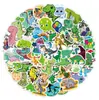 50 Pegatinas de Dinosaurios de Dibujos Animados Lindas Pegatinas de Recompensa para Niños Papelería Taza de Agua Cuaderno Impermeables Pegatinas de Expresión para Graffiti