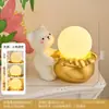 Luz de Toque Ursinho Fofo para Quarto Infantil Quarto de Dormir Decoração de Casa Presente de Inauguração Ornamento de Mesa Luminária de Noite Lâmpada de Atmosfera