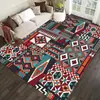 Alfombra de Estilo Étnico Vintage para Sala de Estar Hogar Alfombra Persa Estilo Americano para Sala de Estar Alfombra para Mesa de Café Dormitorio Alfombra de Área Grande Completa