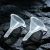 Mini funil de plástico para dosagem, enchimento de água para bolas de gelo, enchimento invertido de temperos, ferramenta de dosagem de óleo cosmético