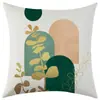 Funda de almohada de lino con diseño geométrico colorido nuevo de Temu Amazon Transfronterizo Etiquetado y Dropshipping para Decoración de Sofá