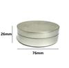 Lata de Metal Trendy para Caramelo de Café 75g Caja Metálica para Almacenamiento de Caramelo Prensado Lata de Caramelo para Boda Caja Vacía