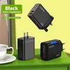 Carregador Multi-Porta Certificado CE 240W GaN Nitreto de Gálio com Display Digital LED Atacado Transfronteiriço Amazon FBA