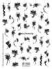 Os Últimos Adesivos de Unha Série de Ano Novo Alívio Estéreo 5D Fogos de Artifício de Ano Novo Mahjong Fortuna Joias Adesivas para Nail Art