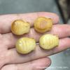 Raíz de Bodhi Natural Zanahoria Tallada Hombre de Jengibre Trasero de Corgi Cuentas Sueltas Accesorios para Joyería Cuentas Budistas para Manualidades Accesorios