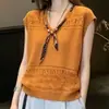 Pañuelo de Seda Decoración Cuello en V Hueco Manga Acampanada Top Exquisito Sensación de Alta Gama Cuello en V Realza el Cuello Mangas Acampanadas Ligero y Versátil
