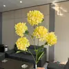 Flor de Hortensia de Caramelo de 5 Cabezas, Rama Única Estilo Coreano, Flor Artificial de Boda, Decoración de Flores Artificiales, Arreglo Floral, Diseño de Escena de Hotel