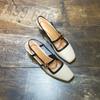 Sandalias Baotou de Nuevo Estilo de Primavera y Verano para Mujer con Tacones Gruesos, Zapatos Individuales de Moda y Versátiles con Punta Cuadrada y Talón Descubierto, Zapatos de Hada