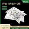 Bolsa com Zíper para Roupas CPE, Jaqueta de Plumas, Jaqueta de Algodão, Roupa Íntima Transparente Fosca, Decoração de Moletom, Bolsa de Embalagem Selada, Sacola Plástica